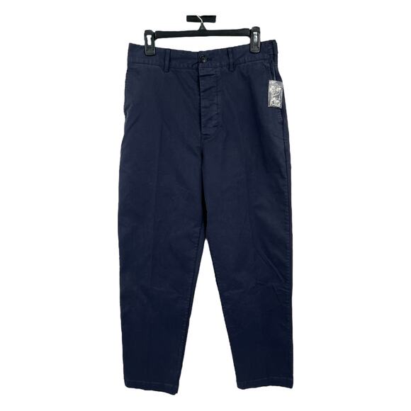 Alex Mill Pants chino cotton ankle navy blue size 8 - Picture 1 of 6